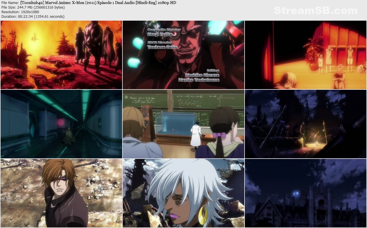Marvel Anime: X-Men in Hindi - English - Toonhub4u