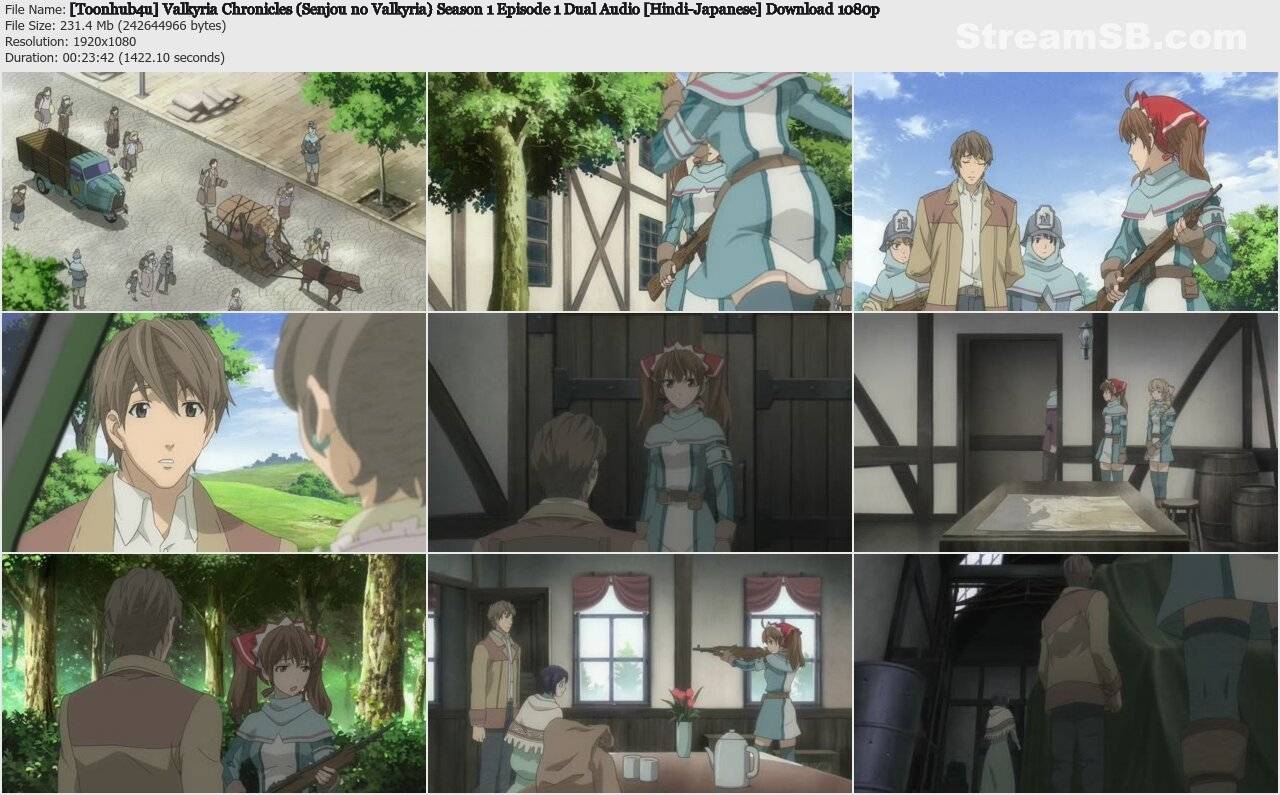Valkyria Chronicles (Senjou no Valkyria) Season 1 in hindi - toonhub4u
